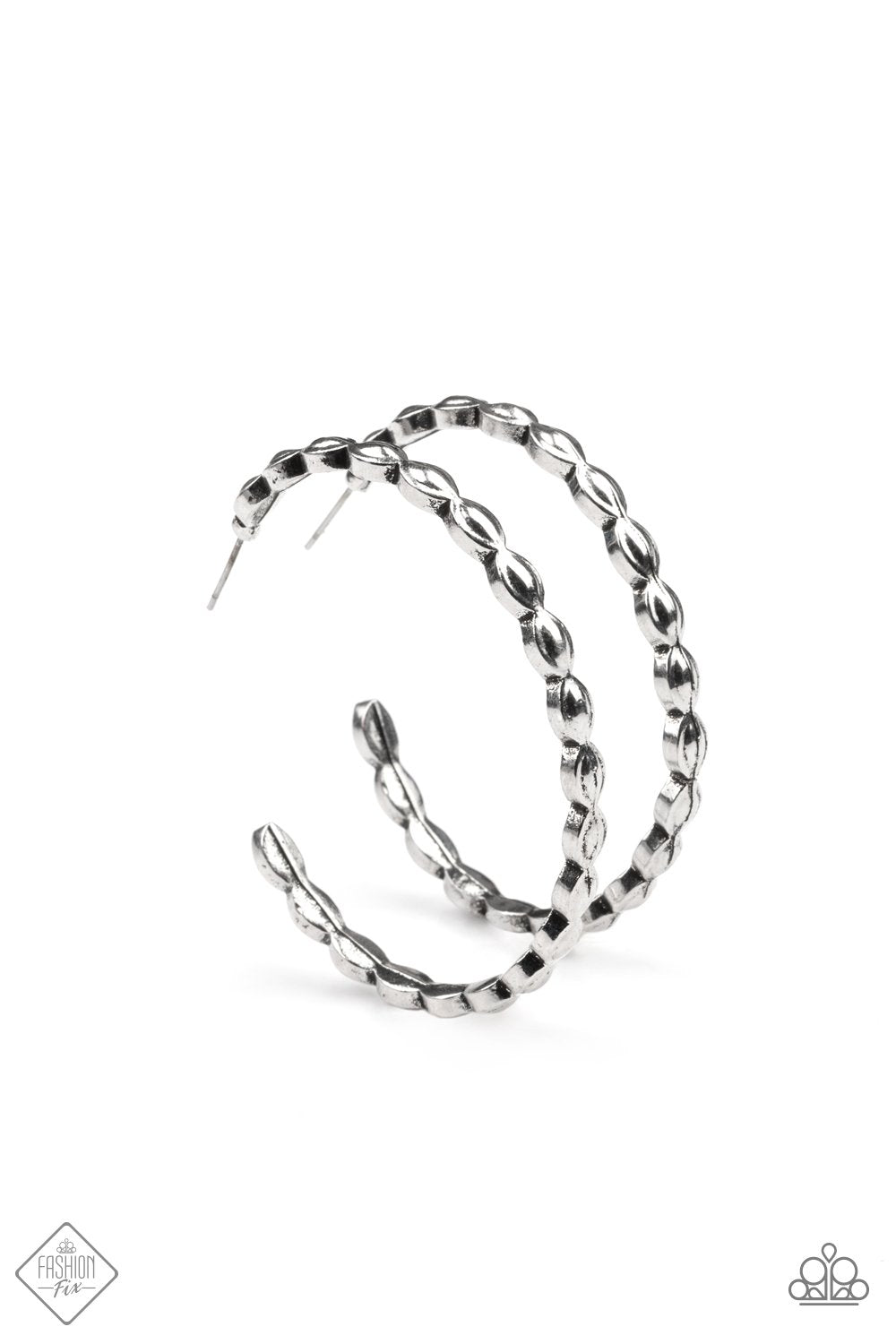 "Hoop Hype" - Silver #644 - Paparazzi Accessories