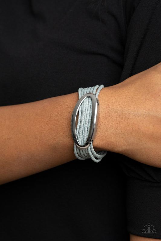 "Corded Couture" - Silver #1383 - Paparazzi Accessories