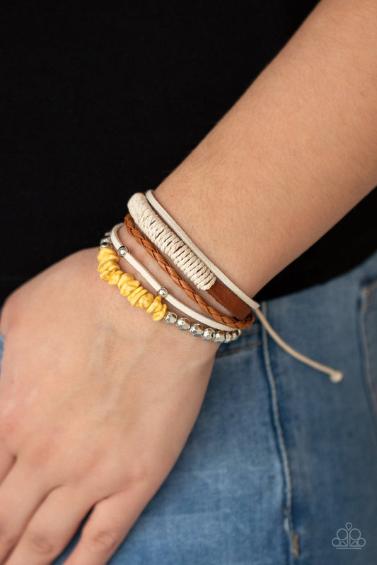 "Keep At ROAM Temperature"  - Yellow #1217 - Paparazzi Accessories
