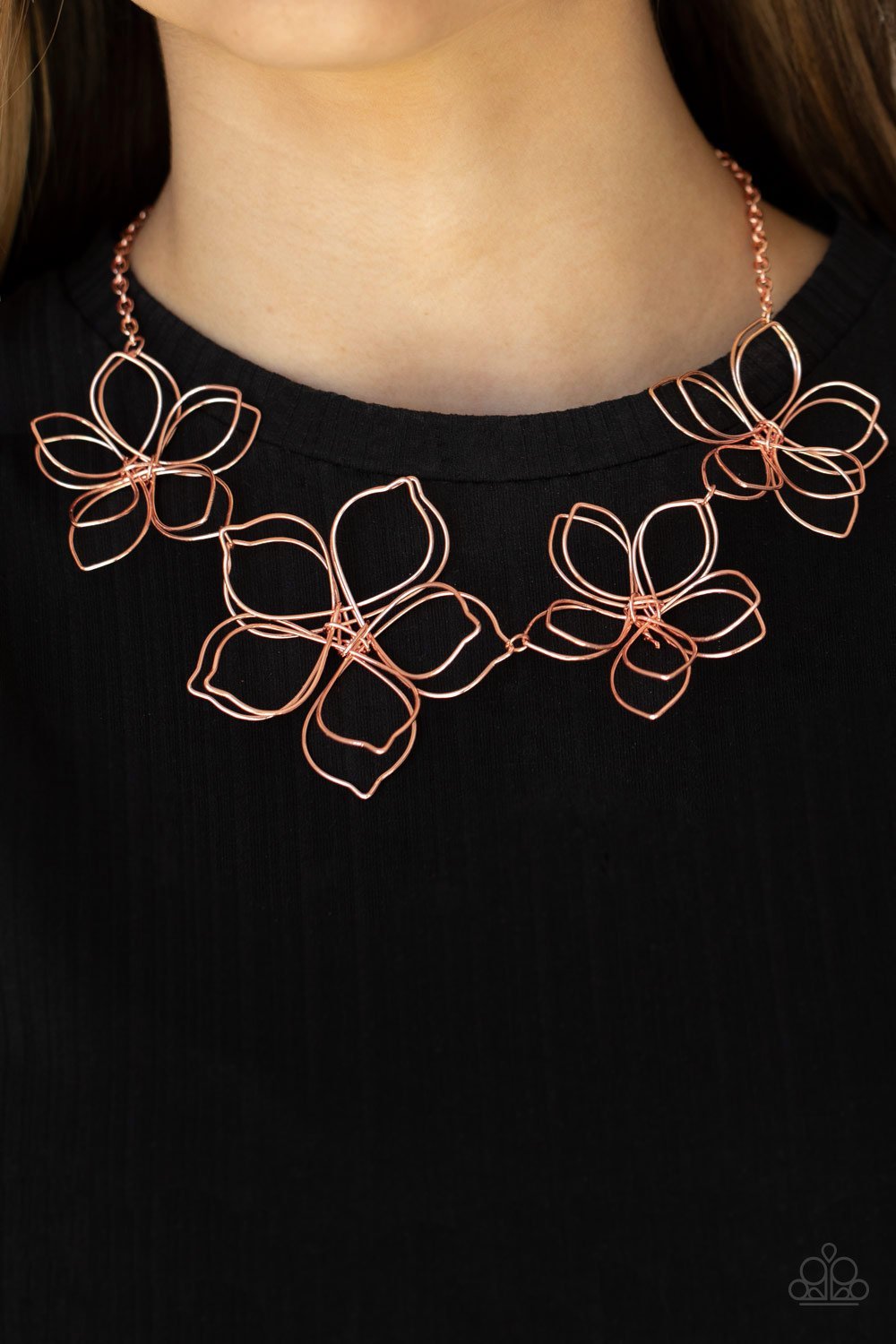"Flower Garden Fashionista" - Copper #607 - Paparazzi Accessories