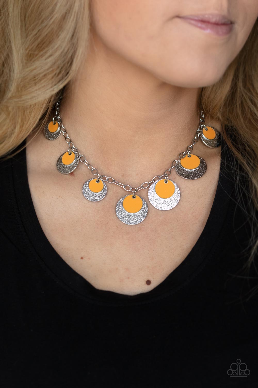 "The Cosmos Are Calling" - Orange - Paparazzi Accessories