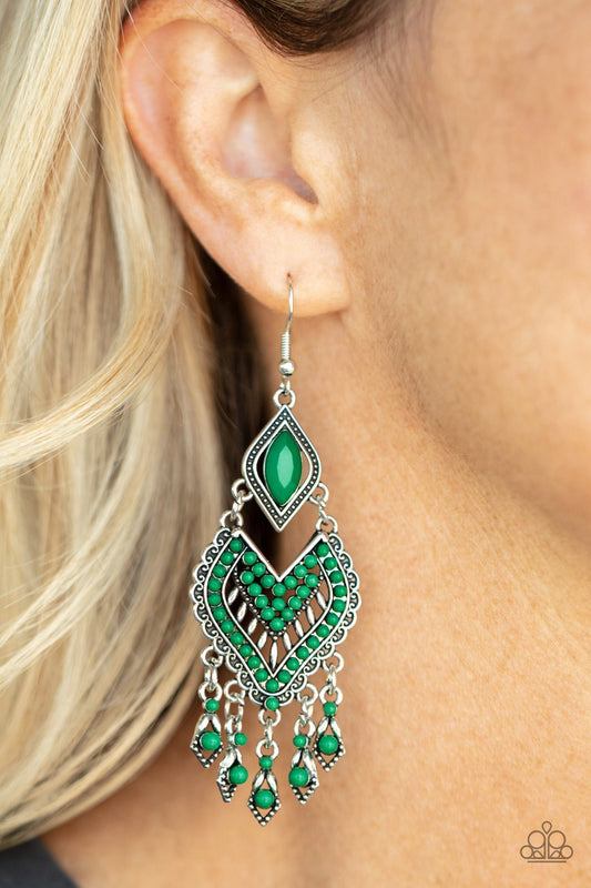 "Dearly Debonair" - Green #572 - Paparazzi Accessories