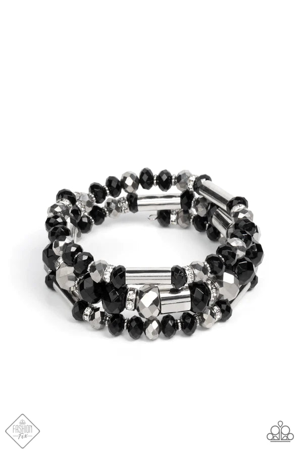 "Dynamic Dazzle: - Black #1129 - Paparazzi Accessories