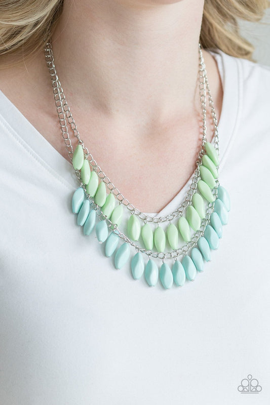 "Beaded Boardwalk" - Blue #3136 - Paparazzi Accessories