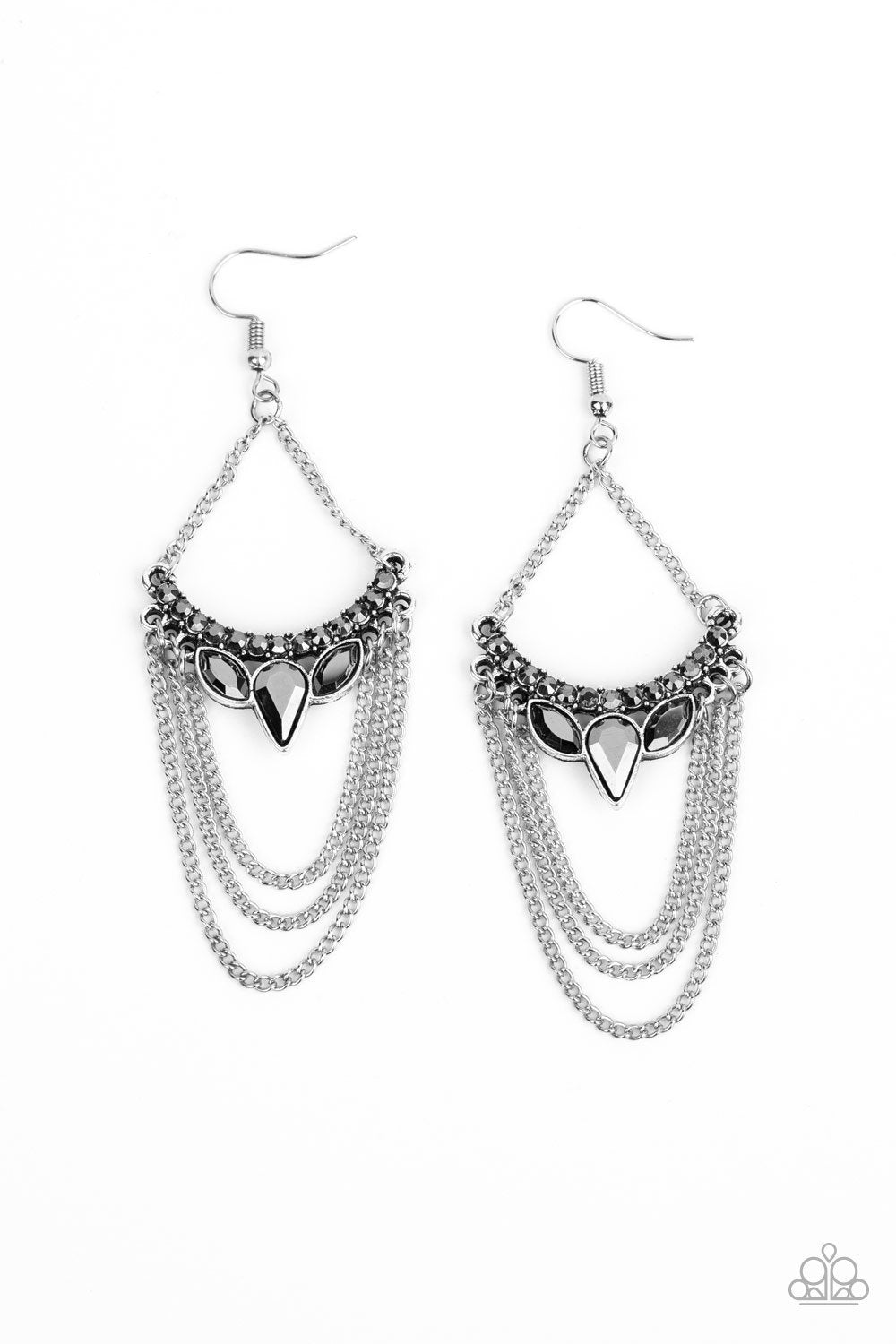 "Burst Into Tiers" - Silver #645 - Paparazzi Accessories