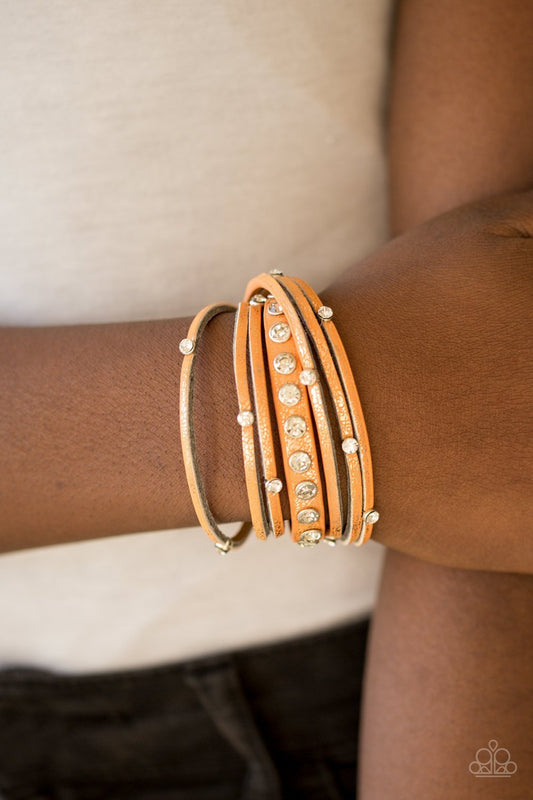 "Catwalk It Off" - Orange #1374 - Paparazzi Accessories