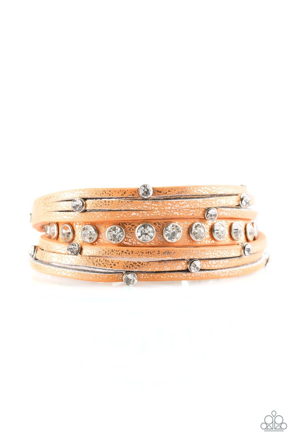 "Catwalk It Off" - Orange #1374 - Paparazzi Accessories