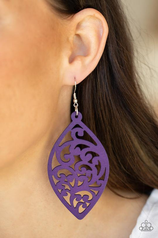 "Coral Garden" - Purple #1381 - Paparazzi Accessories
