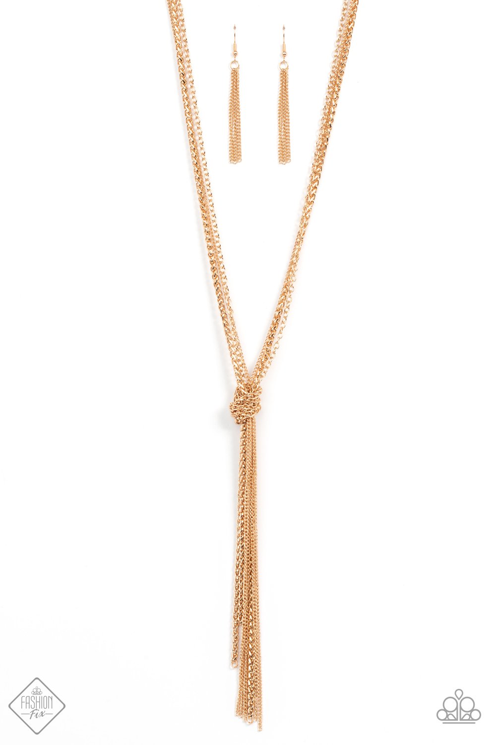 "KNOT All There" - Gold #1461- Paparazzi Accessories
