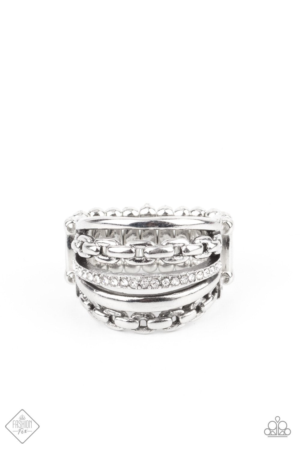 "LINK Out Loud" - White #886 - Paparazzi Accessories