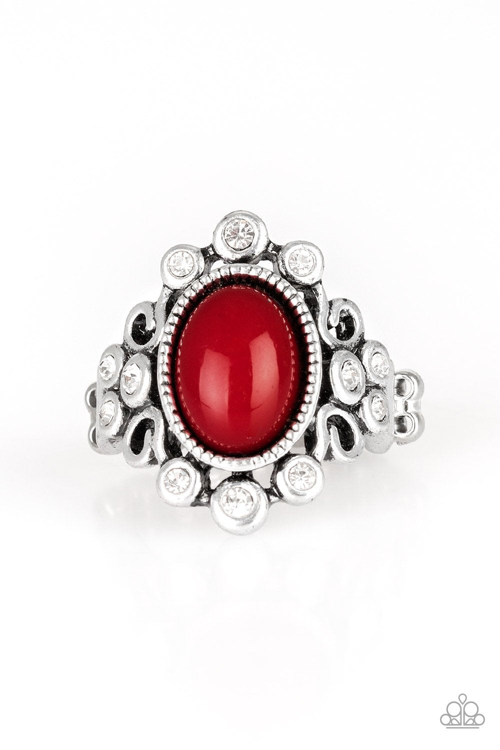 "Noticeably Notable" - Red #3027 - Paparazzi Accessories