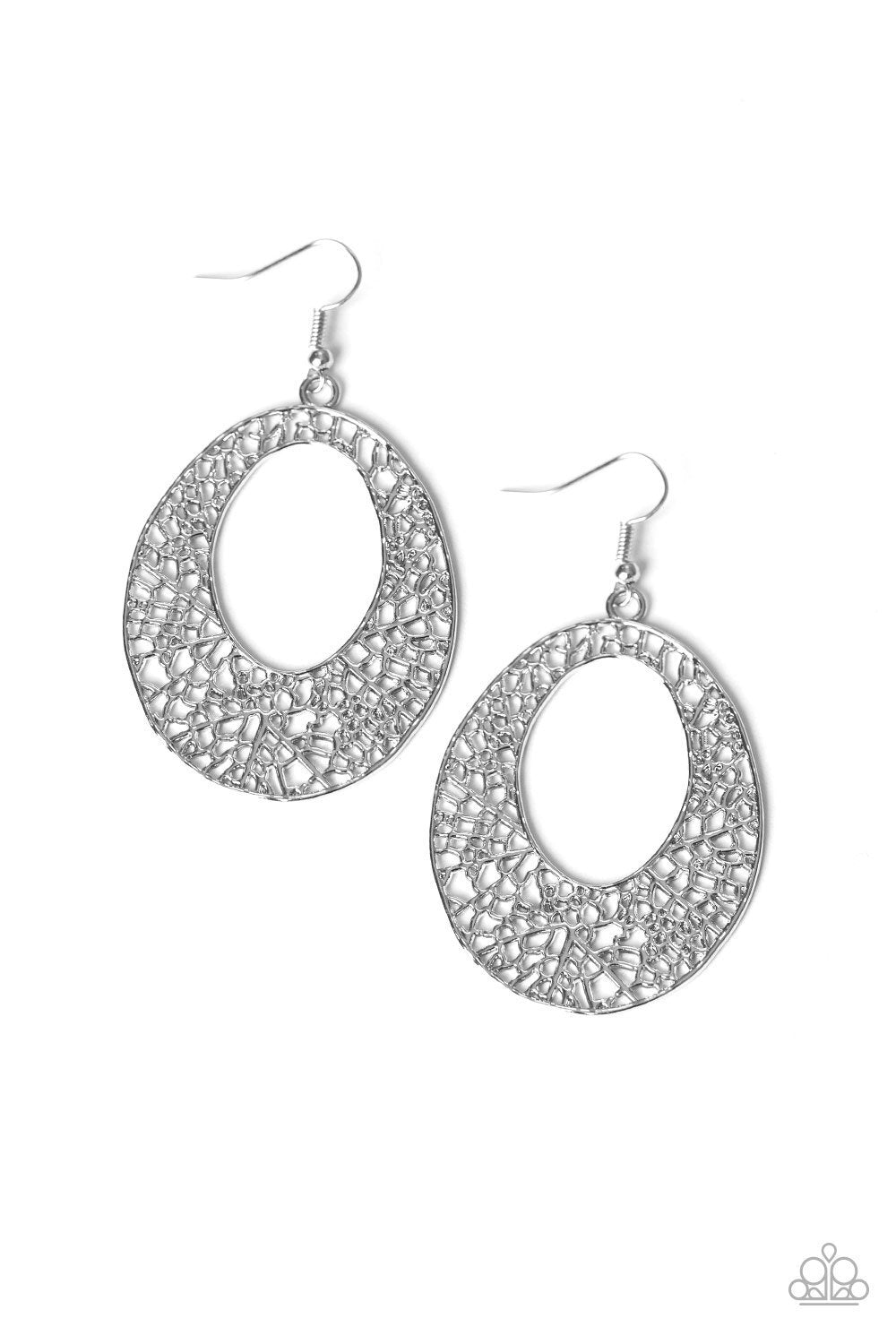 "Serenely Shattered" - Silver #442 - Paparazzi Accessories
