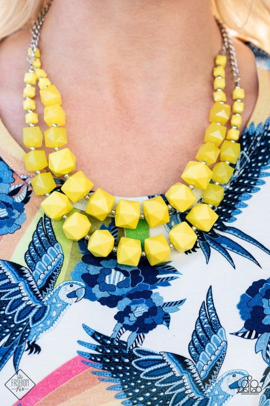 "Summer Excursion" - Yellow - Paparazzi Accessories