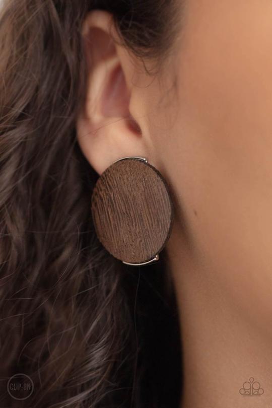 "WOODWORK It" - Variant # 3097 (Clip-Ons) - Paparazzi Accessories