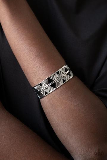 "Hidden Glyphs" - Black #1117 - Paparazzi Accessories